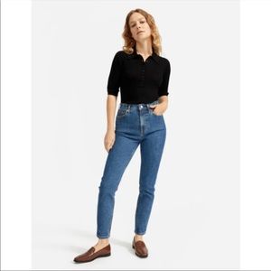 EVERLANE High Rise Mom Jeans Slim Leg 30